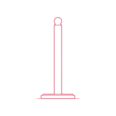 Objects Paper Towel Holders White Marble Paper Towel Holder Outline Svg Vector, Free Vectors File
